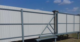 Купить откатные ворота на сваях Амурск, цена от 2813 руб.