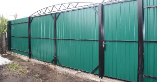 Купить ворота из профнастила Амурск, цена от 4114 руб.